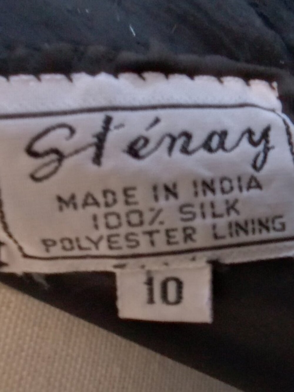 Vintage 1980s Stenay Silk Beaded Dress | NWT | Art Deco Dynasty Glam - Picture 15 of 17